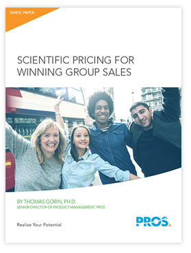 Scientific Pricing to Win Group Sales Scientific Pricing to Win Group Sales